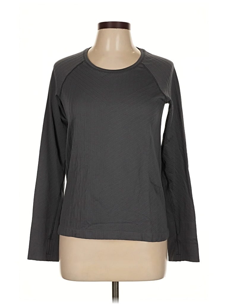 Pre-owned All In Motion Pullover Sweater In Gray