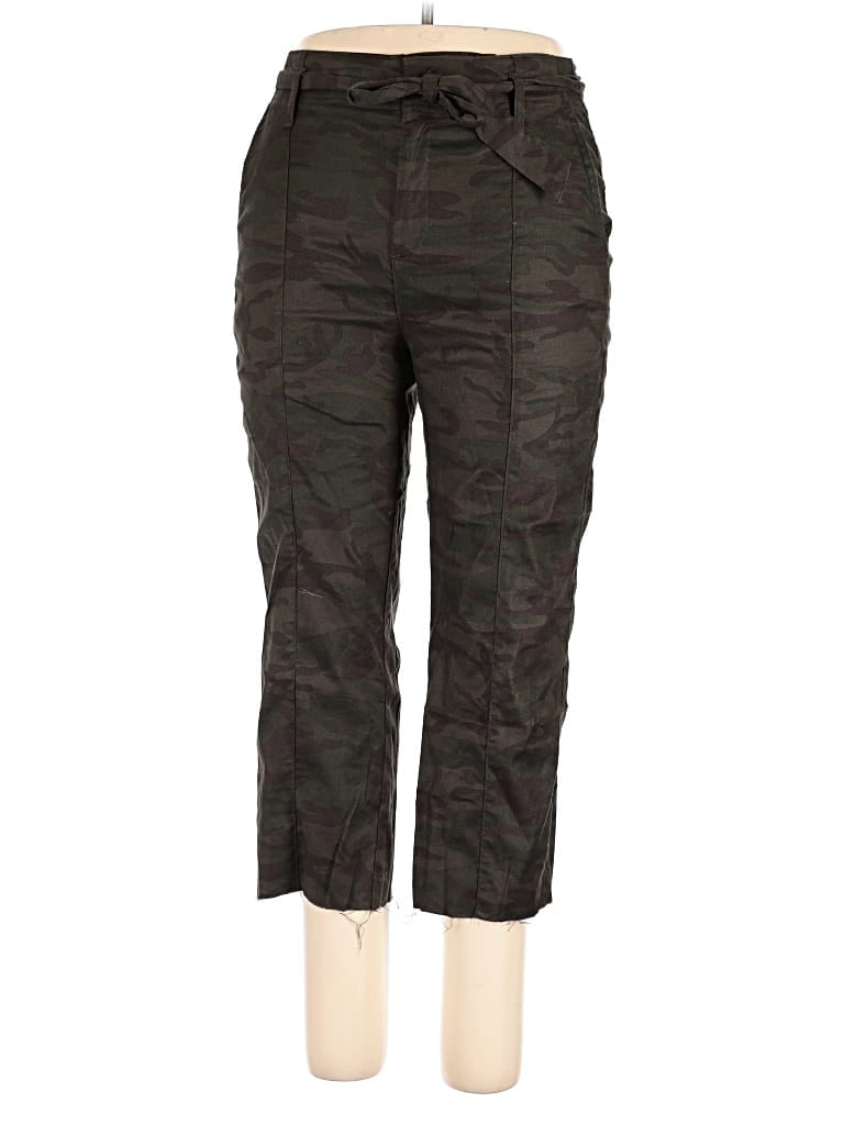 Pre-owned Level 99 Linen Pants In Green