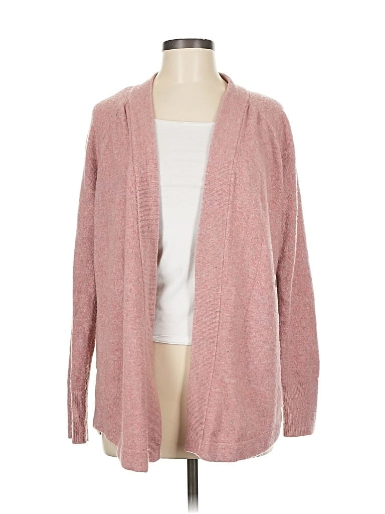 Pre-owned Ann Taylor Loft Cardigan Sweater In Pink