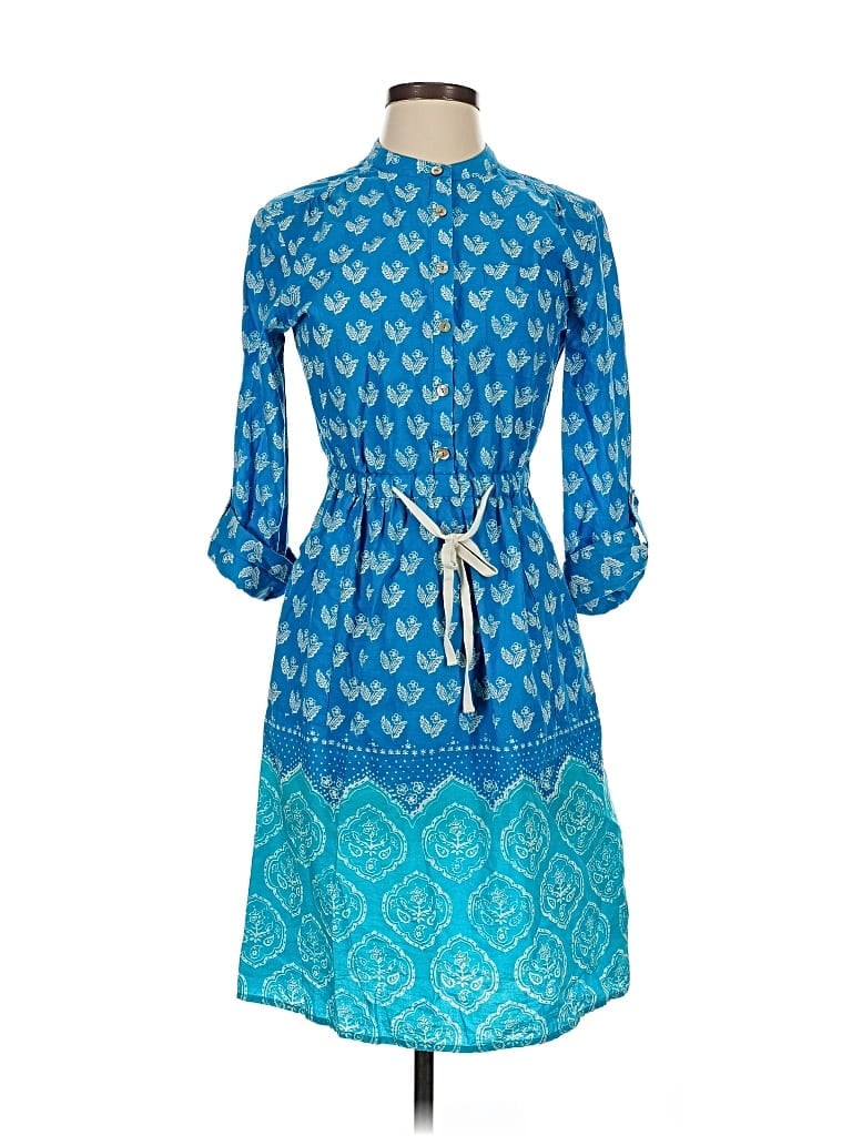 Pre-owned Meadow Rue Casual Dress In Blue