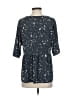 MTS Stars Blue 3/4 Sleeve Blouse Size S - photo 2