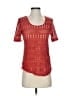 Wolven Red Short Sleeve Top Size XS - photo 1