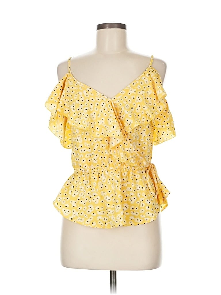 Blush Sleeveless Blouse In Yellow