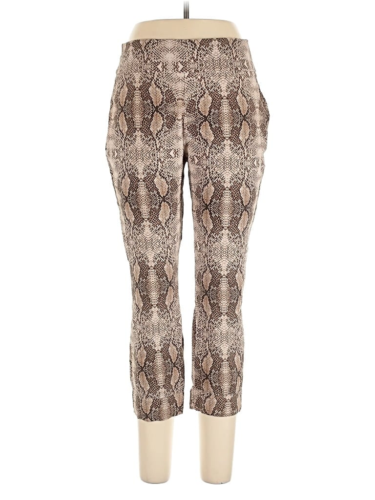 Pre-owned New York And Company Casual Pants In Brown