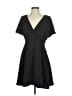 Madewell 100% Polyester Solid Black Cocktail Dress Size 4 - photo 1