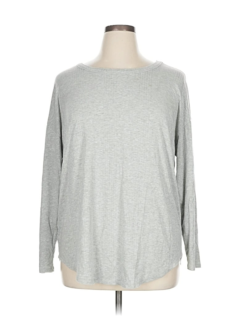 Pre-owned Lou & Grey Pullover Sweater In Silver