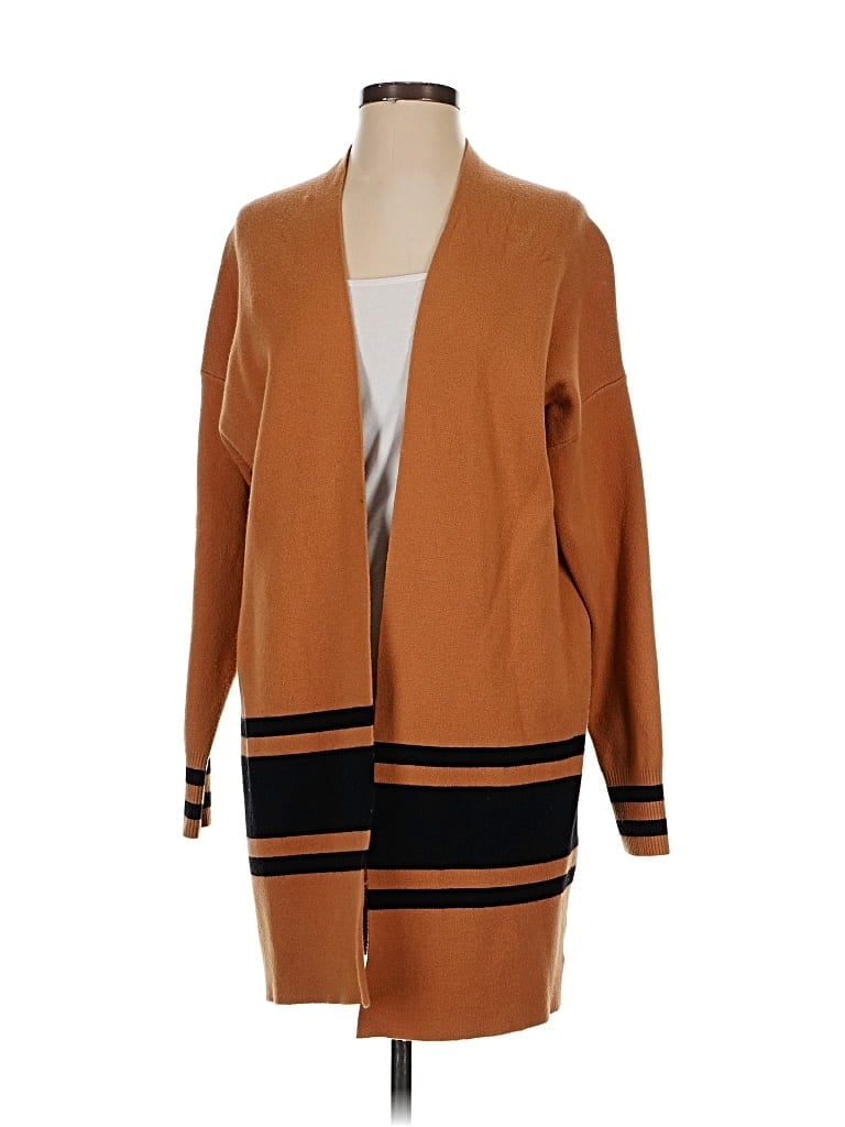 Pre-owned Crown & Ivy Cardigan Sweater In Brown