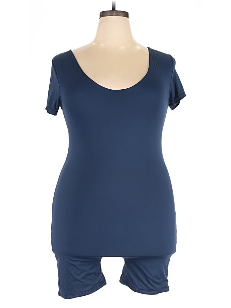 Pre-owned Assorted Brands Romper In Blue