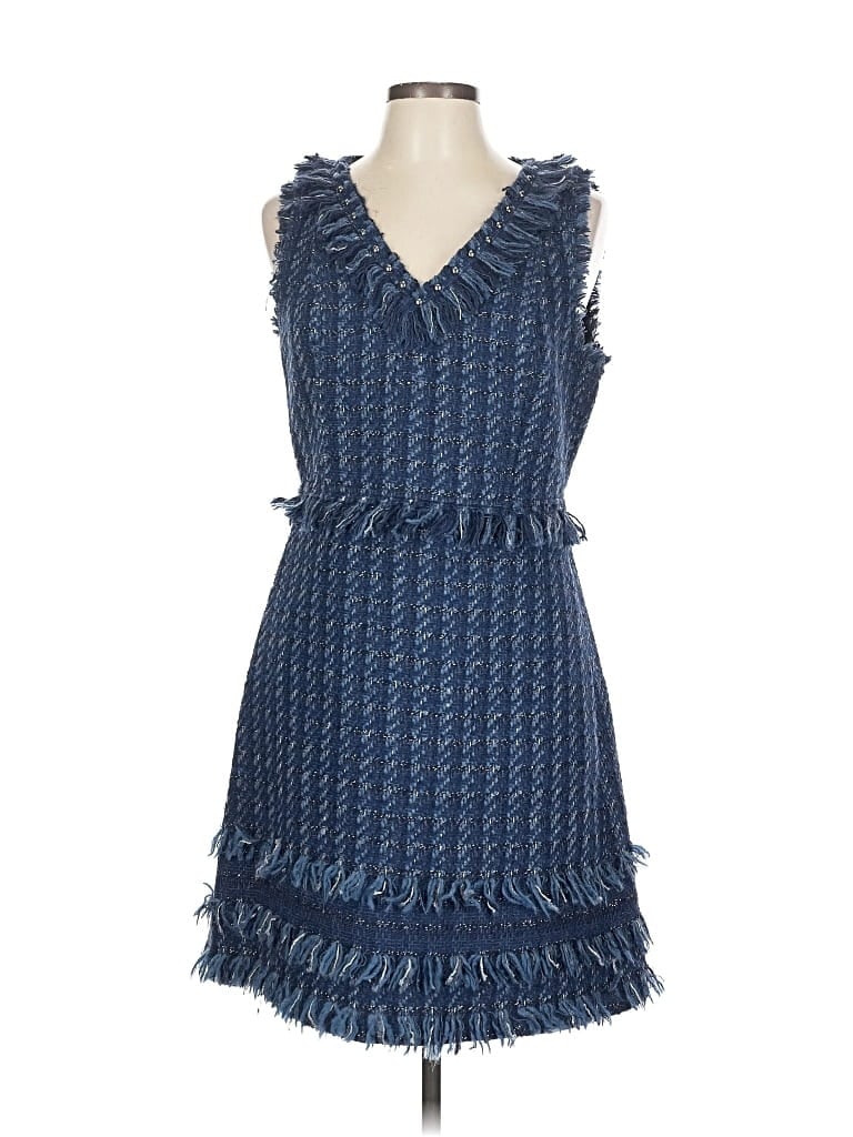 Pre-owned The Madison Avenue Collection X Kate Spade Cocktail Dress In Blue