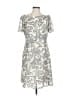 Tory Burch 100% Polyester Paisley Ivory Cocktail Dress Size 12 - photo 1