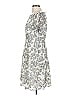 Tory Burch 100% Polyester Paisley Ivory Cocktail Dress Size 12 - photo 5