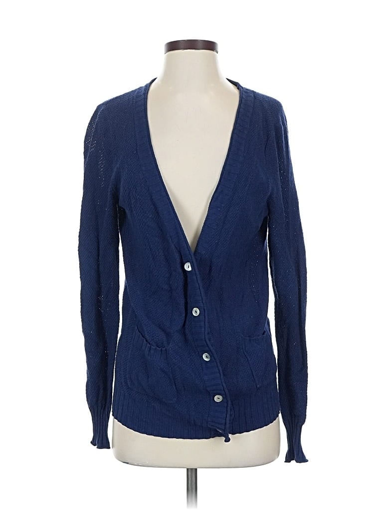 Pre-owned Pim + Larkin Cardigan Sweater In Blue