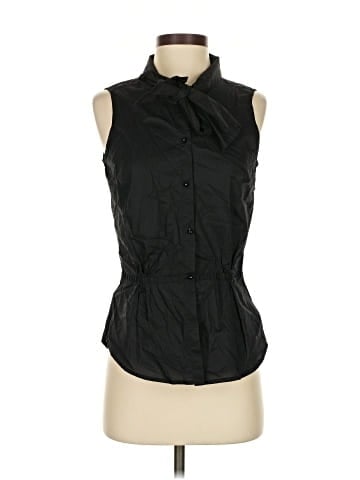 Norma Kamali Sleeveless Button-Down Shirt (view 1)