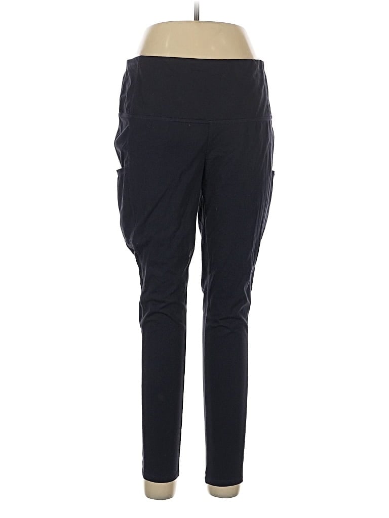 Pre-owned Zenergy By Chico's Active Pants In Black