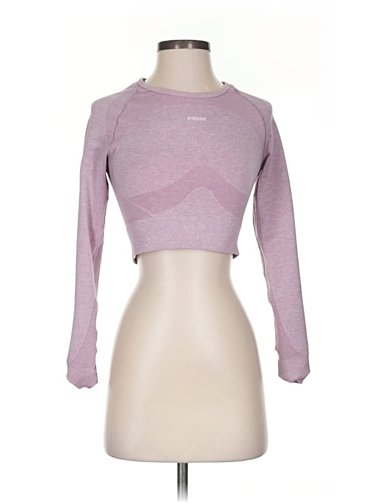 GYMSHARK Pre-owned Long Sleeve T-shirt In Pink