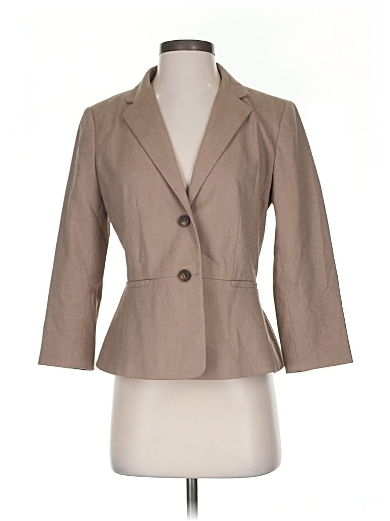 Pre-owned Ann Taylor Factory Blazer Jacket In Brown