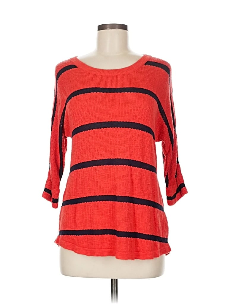 Pre-owned Soft Surroundings Pullover Sweater In Red