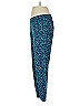 Talbots Animal Print Blue Casual Pants Size 8 - photo 5