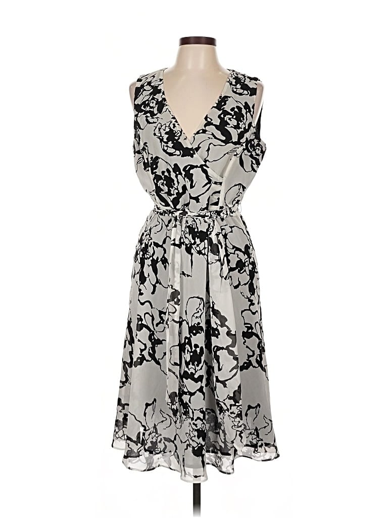Pre-owned Jones New York Collection Cocktail Dress In Gray