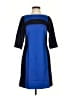 Boden 100% Polyester Color Block Blue Casual Dress Size 2 - photo 1