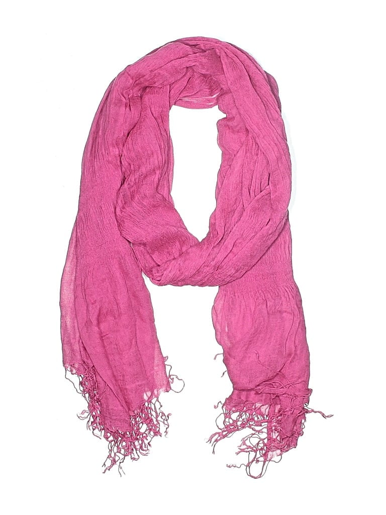 Pre-owned Curations Scarf In Pink