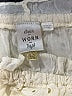 Seen Worn Kept 100% Cotton Ivory 3/4 Sleeve Blouse Size 8 - photo 6