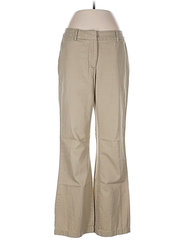 Pre-owned Lands' End Khaki Pant In Brown