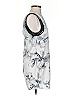 Haute Hippie 100% Silk Silver Sleeveless Silk Top Size S - photo 4