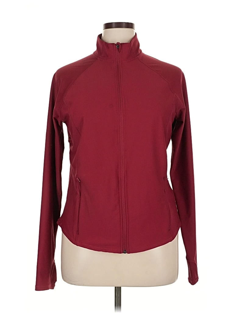 Pre-owned Active By Old Navy Track Jacket In Burgundy