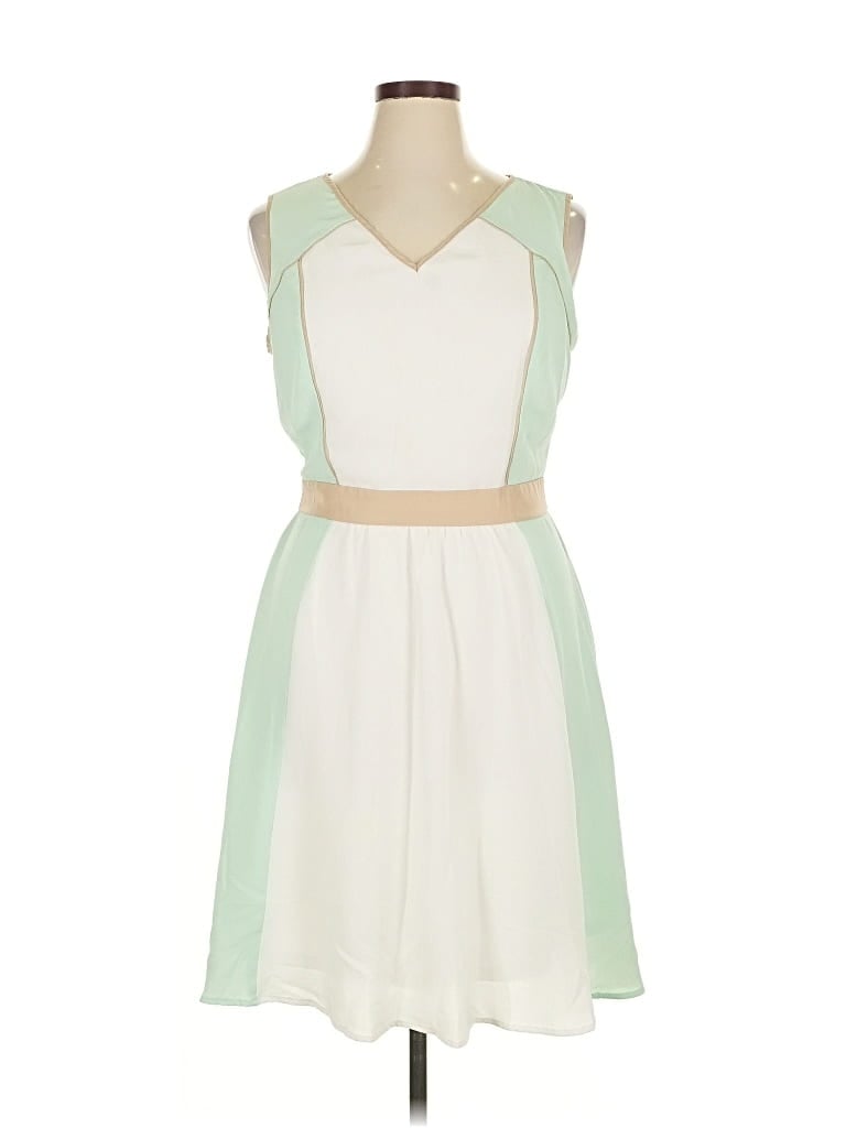 Pre-owned Gibson Latimer Casual Dress In Green