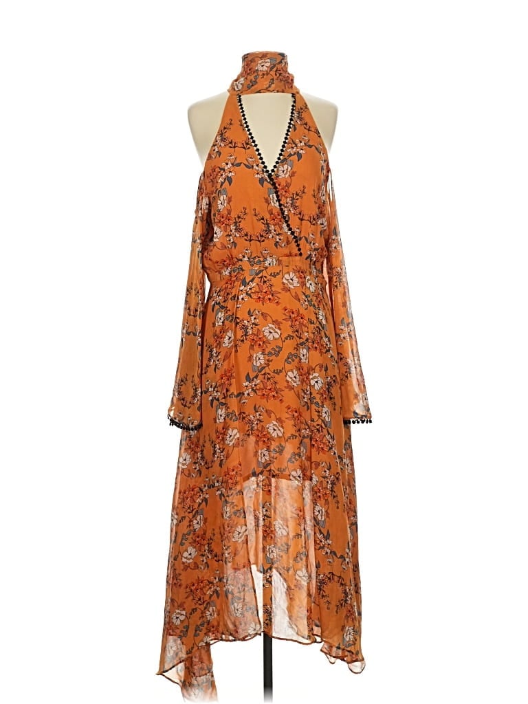 Pre-owned Nicholas Cocktail Dress In Yellow