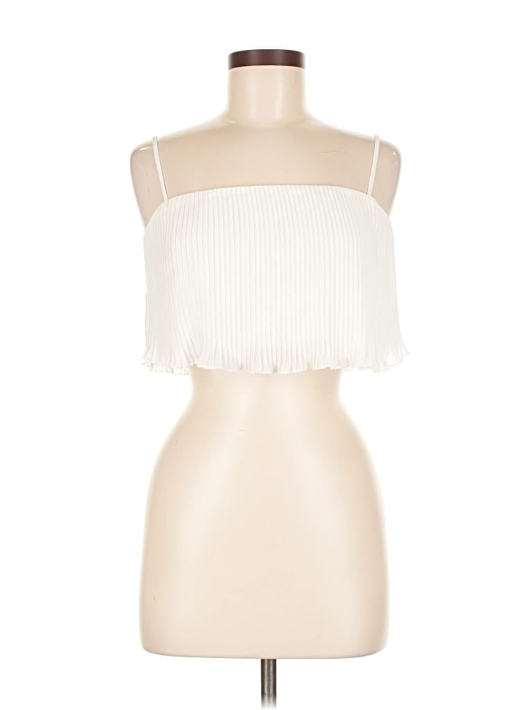 Princess Polly Tank Top Ivory Strapless Neckline Tops In White