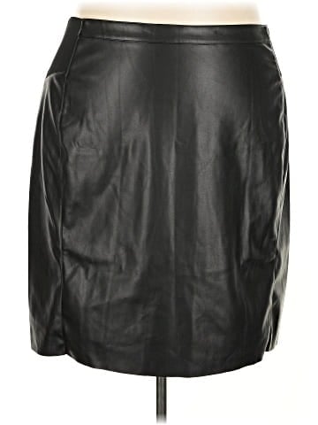 Vero Moda Faux Leather Skirt (view 1)