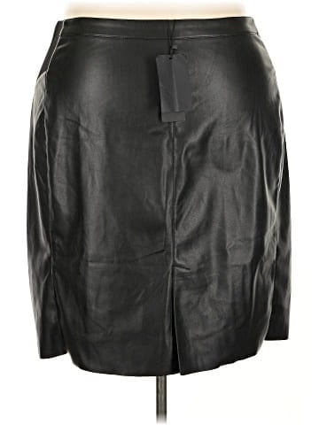 Vero Moda Faux Leather Skirt (view 2)