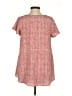 Buddy Love 100% Polyester Red Short Sleeve Blouse Size XS - photo 2