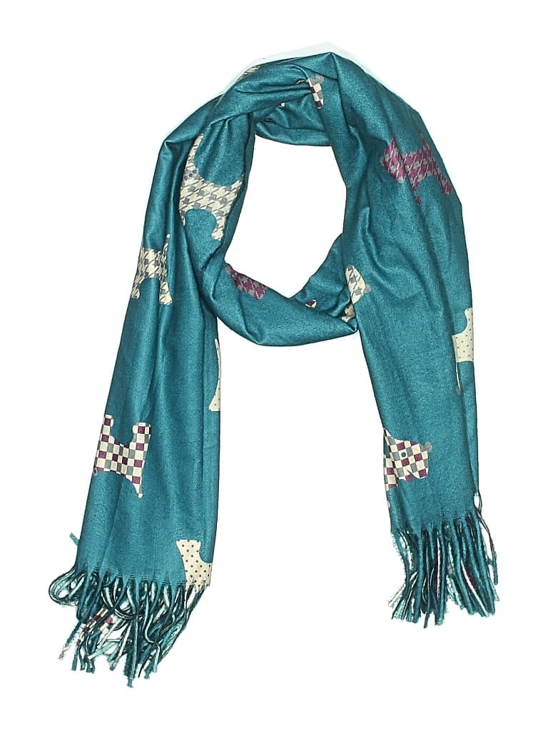 Pre-owned Unbranded Scarf In Blue