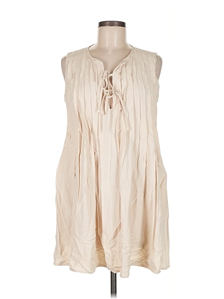 Pre-owned So Me Sleeveless Blouse In White