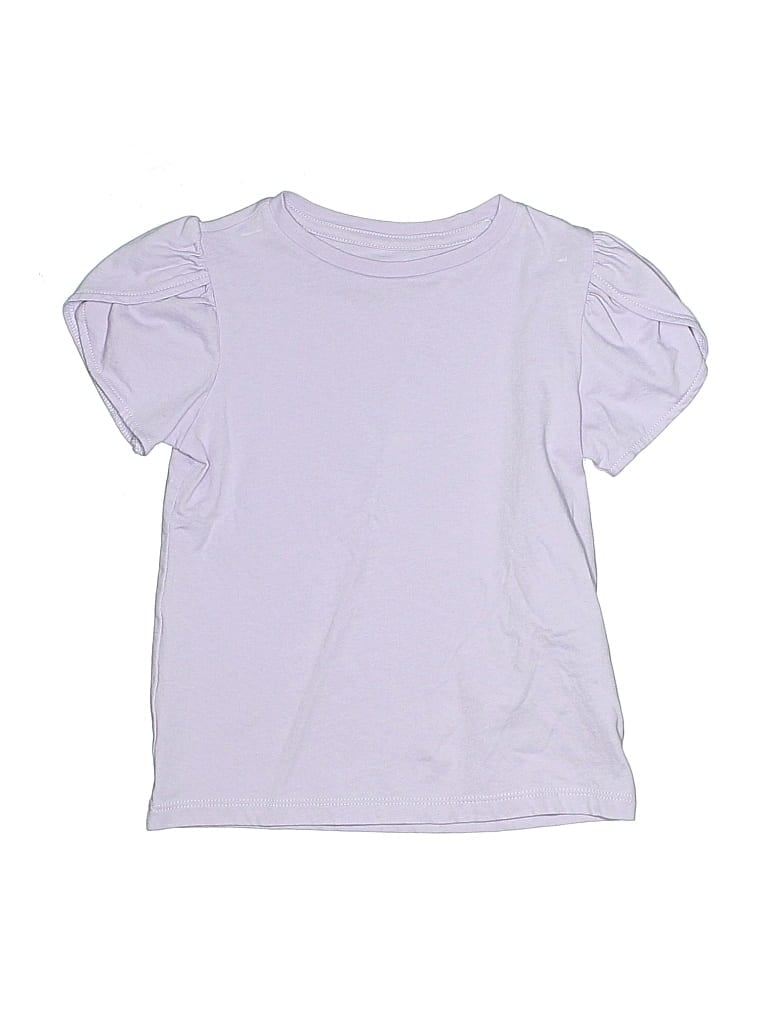 Pre-owned Crewcuts Kids' Short Sleeve T-shirt In Purple