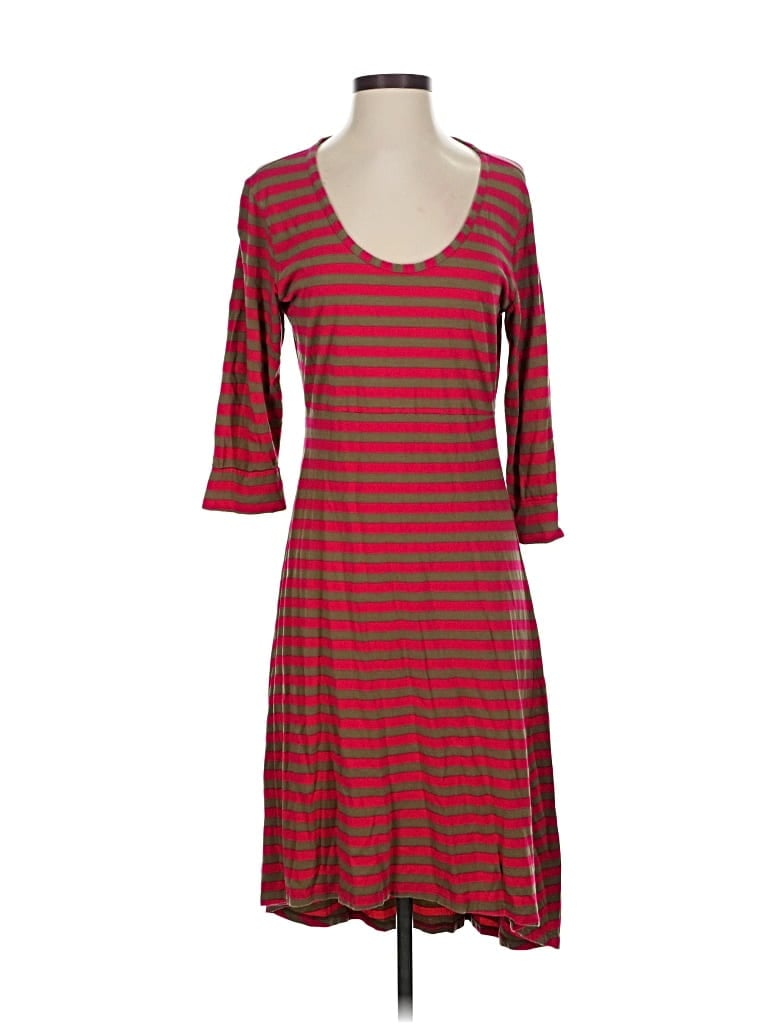 Pre-owned Horny Toad Casual Dress In Burgundy