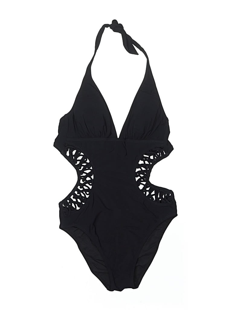 Pre-owned Profile By Gottex One Piece Swimsuit In Black
