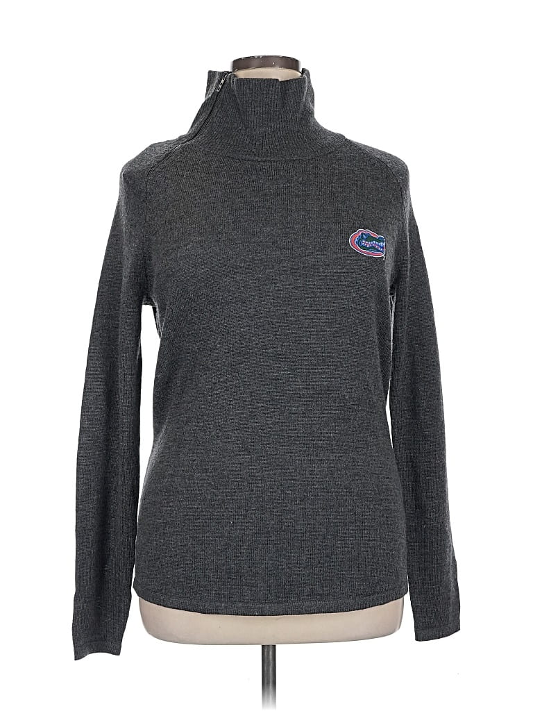 NIKE Pre-owned Wool Pullover Sweater In Gray