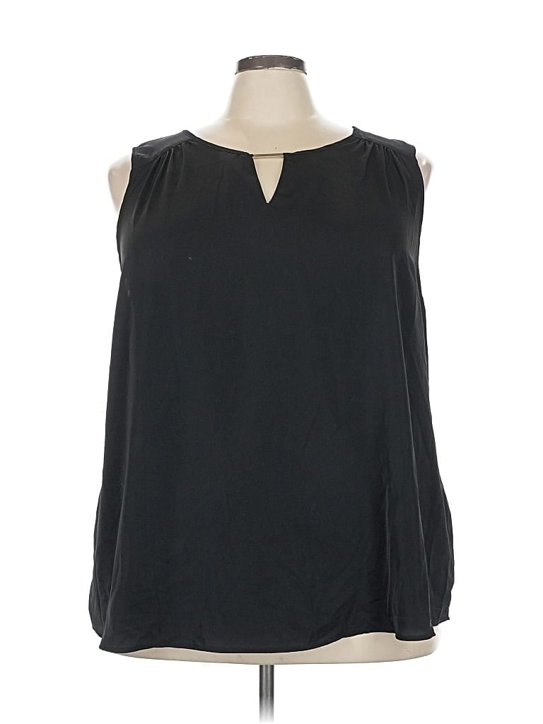 Pre-owned Torrid Sleeveless Blouse In Black