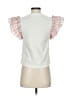 Flat White White Ivory Short Sleeve Top Size XS - photo 2
