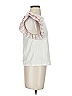 Flat White White Ivory Short Sleeve Top Size XS - photo 4
