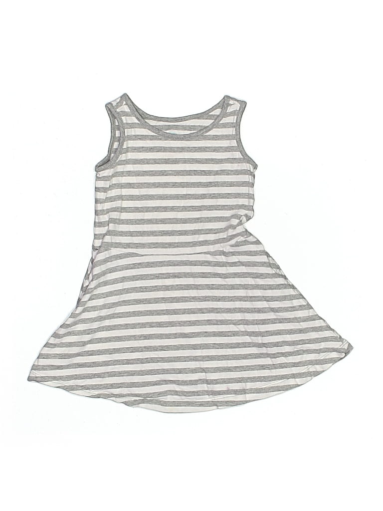 Pre-owned Primary Clothing Kids' Dress In Gray