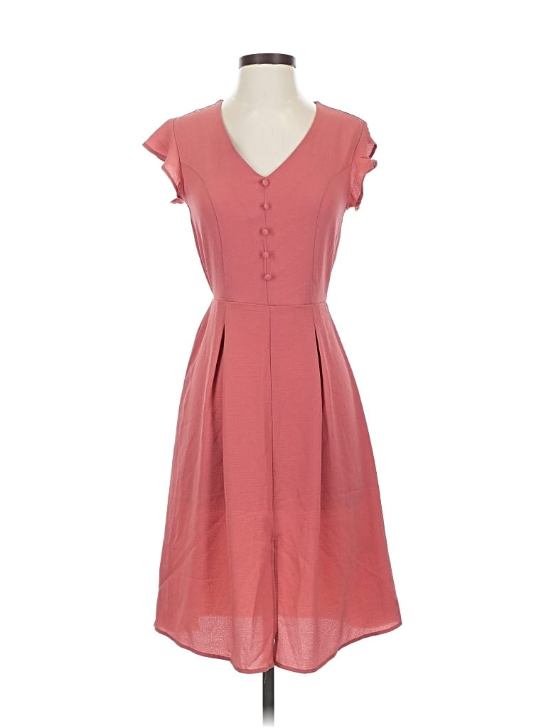 MONTEAU Pre-owned Casual Dress In Pink