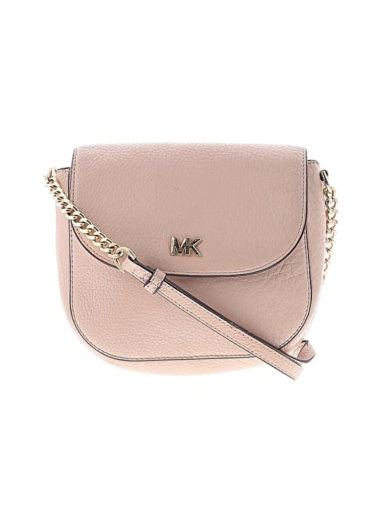 Click to view more detailed imagery on our partner's website Pre-owned Michael Michael Kors Leather Crossbody Bag In Pink