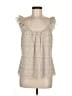 Drew 100% Polyester Ivory Sleeveless Blouse Size M - photo 1