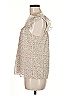 Drew 100% Polyester Ivory Sleeveless Blouse Size M - photo 5