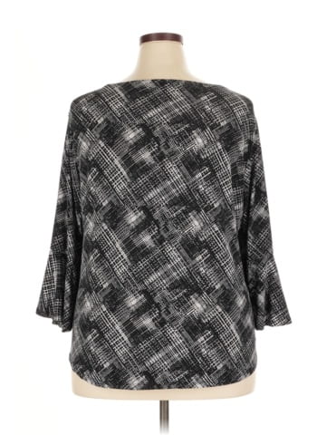 Carmen Carmen Marc Valvo 3/4 Sleeve Blouse (view 2)